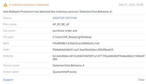 Powerful behavioral heuristics to catch sophisticated threats