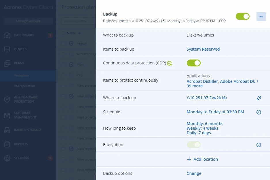 Drive health monitoring
