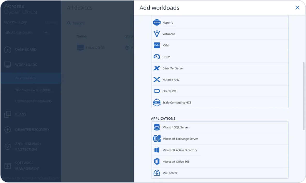 Implante o arquivamento SaaS em minutos