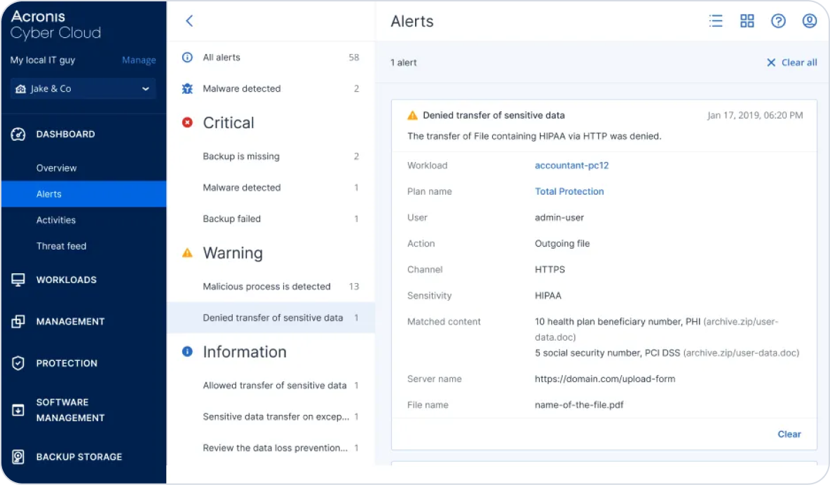 Ofereça aos clientes análise