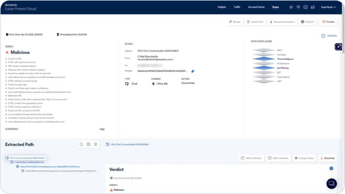 Proteja o vetor de ameaças nº1 dos seus clientes contra ataques de e-mail modernos