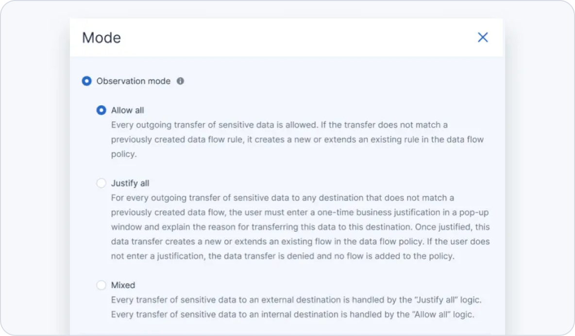 Provisione serviços de DLP facilmente com um modo de observação